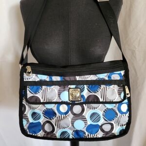 Brighton.. Stylish Black and Blue Women's Bag